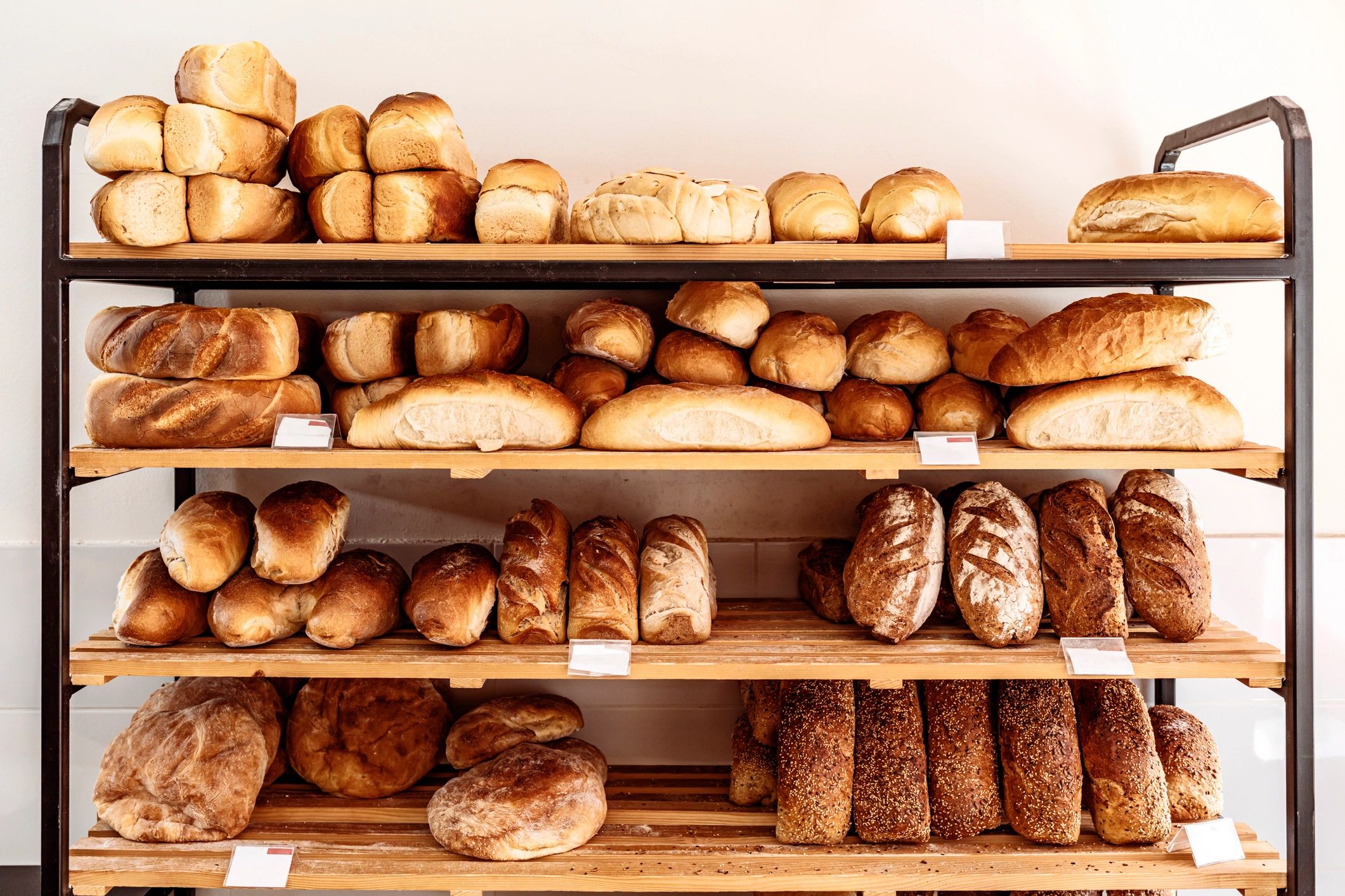 Crusty artisan bread closeup