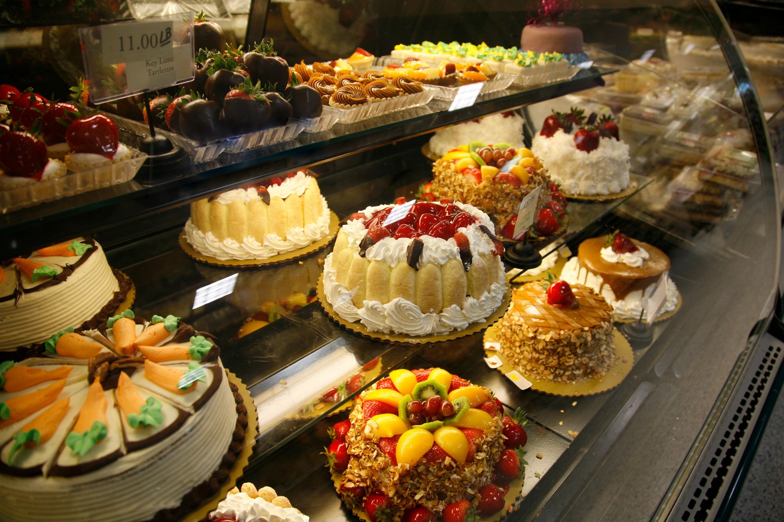 Selection of cakes and cookies